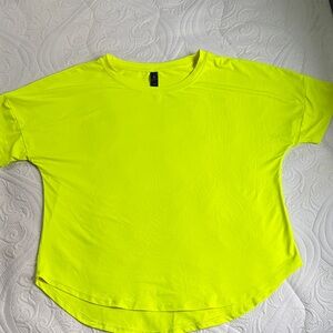 Neon Yellow Women's Workout Top